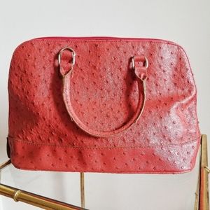Bueno Faux Ostrich Handbag